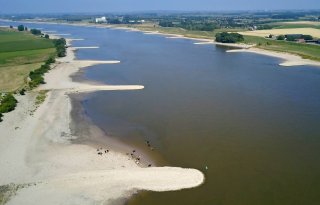 Afvoer+Rijn+even+onder+900+kuub+per+seconde